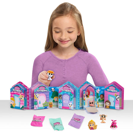 Disney Doorables Village Peek Pack, Series 4, 5 and 6, Includes 24 Figures, Styles May Vary, Amazon Exclusive, by Just Play