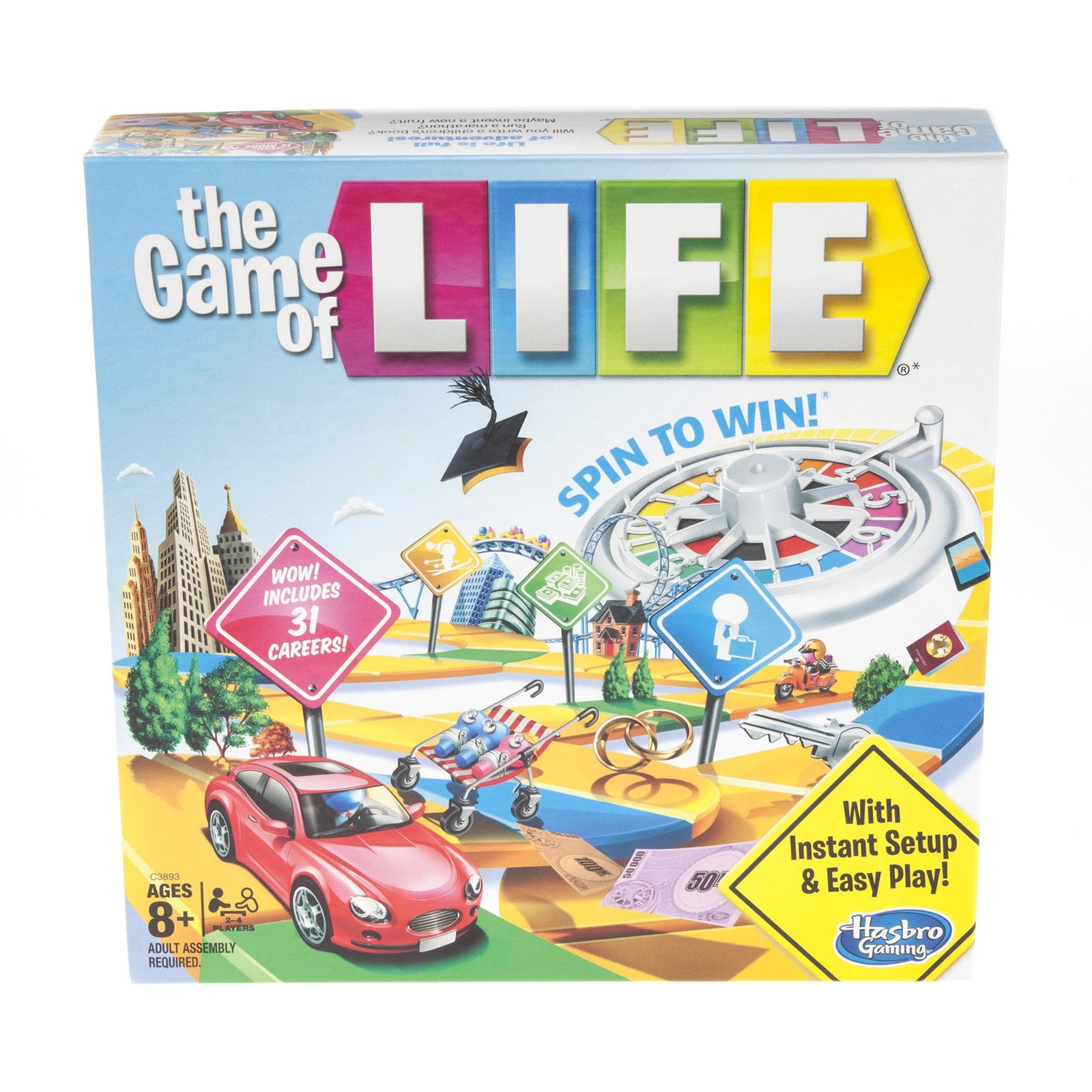 Gaming The Game of Life Board Game Ages 8 & Up (Amazon Exclusive)
