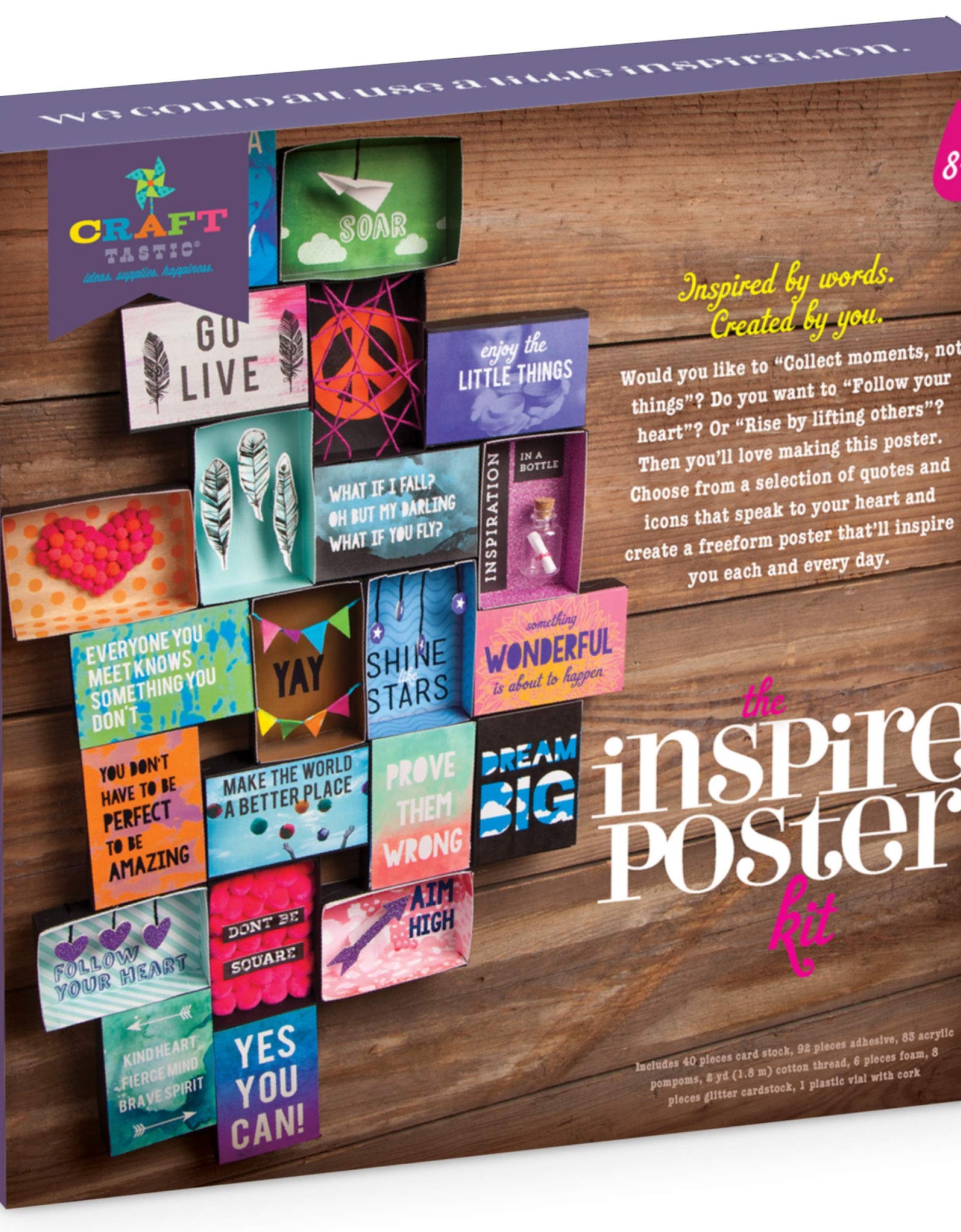 Craft-tastic – Inspire Poster Kit – Design a One-of-a-Kind Freeform Poster