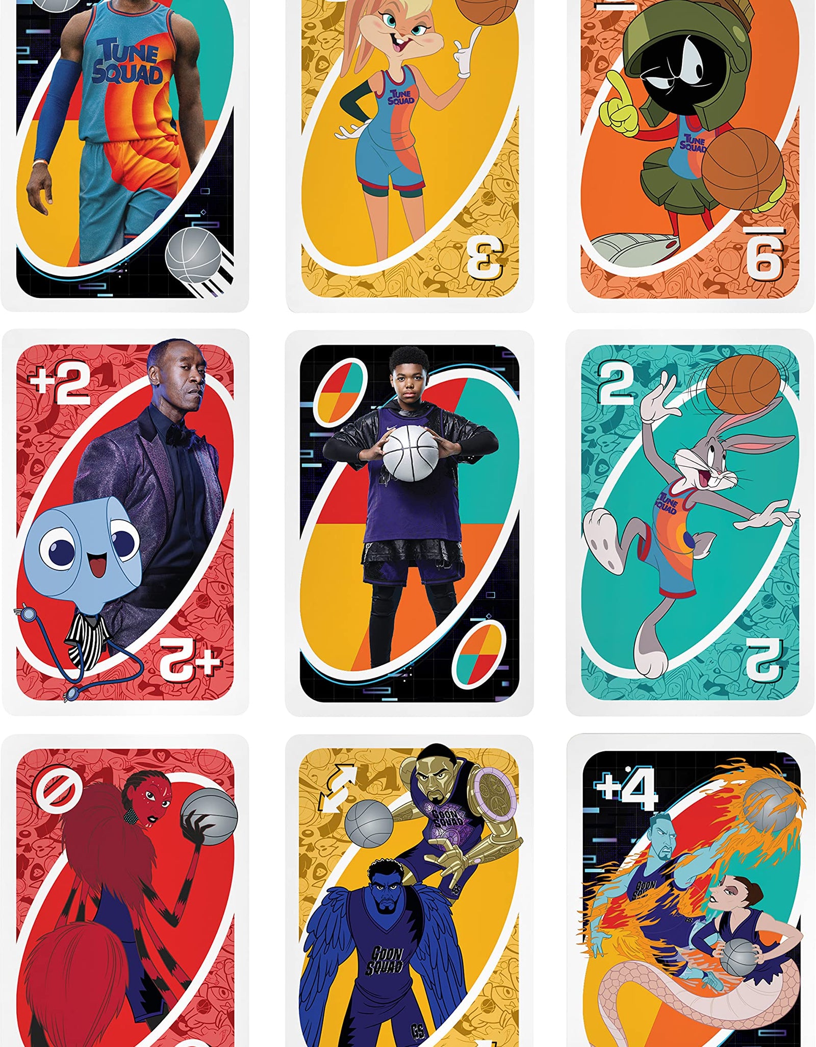 UNO Space Jam: A New Legacy Themed Card Game Featuring 112 Cards with Movie Graphics, Kid, Movie & Sports Fan Gift Ages 7 Years & Older.