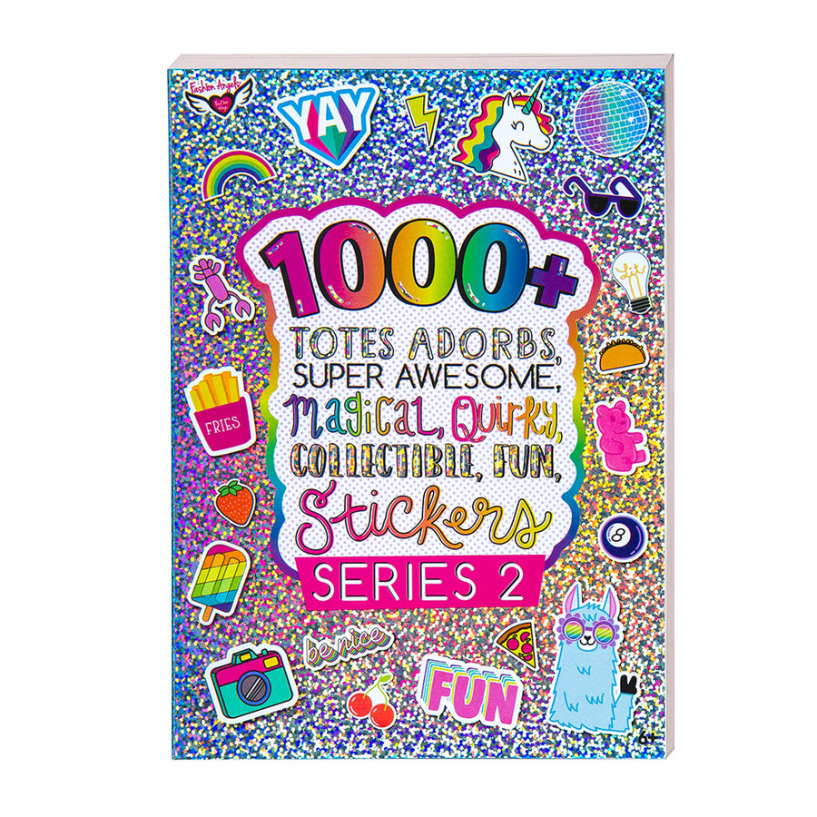 Fashion Angels 1000+ Totes Adorbs Colorful Stickers for Kids - Fun Craft Stickers for Scrapbooks, Planners, Gifts and Rewards, 40-Page Sticker Book for Kids Ages 6+ and Up