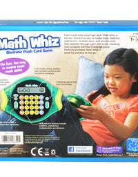 Educational Insights Math Whiz - Electronic Math Game for Kids Ages 6+, Addition, Subtraction, Multiplication & Division, Classroom Supply
