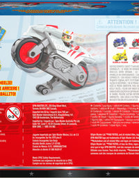 Paw Patrol, Moto Pups Wildcat’s Deluxe Pull Back Motorcycle Vehicle with Wheelie Feature and Toy Figure
