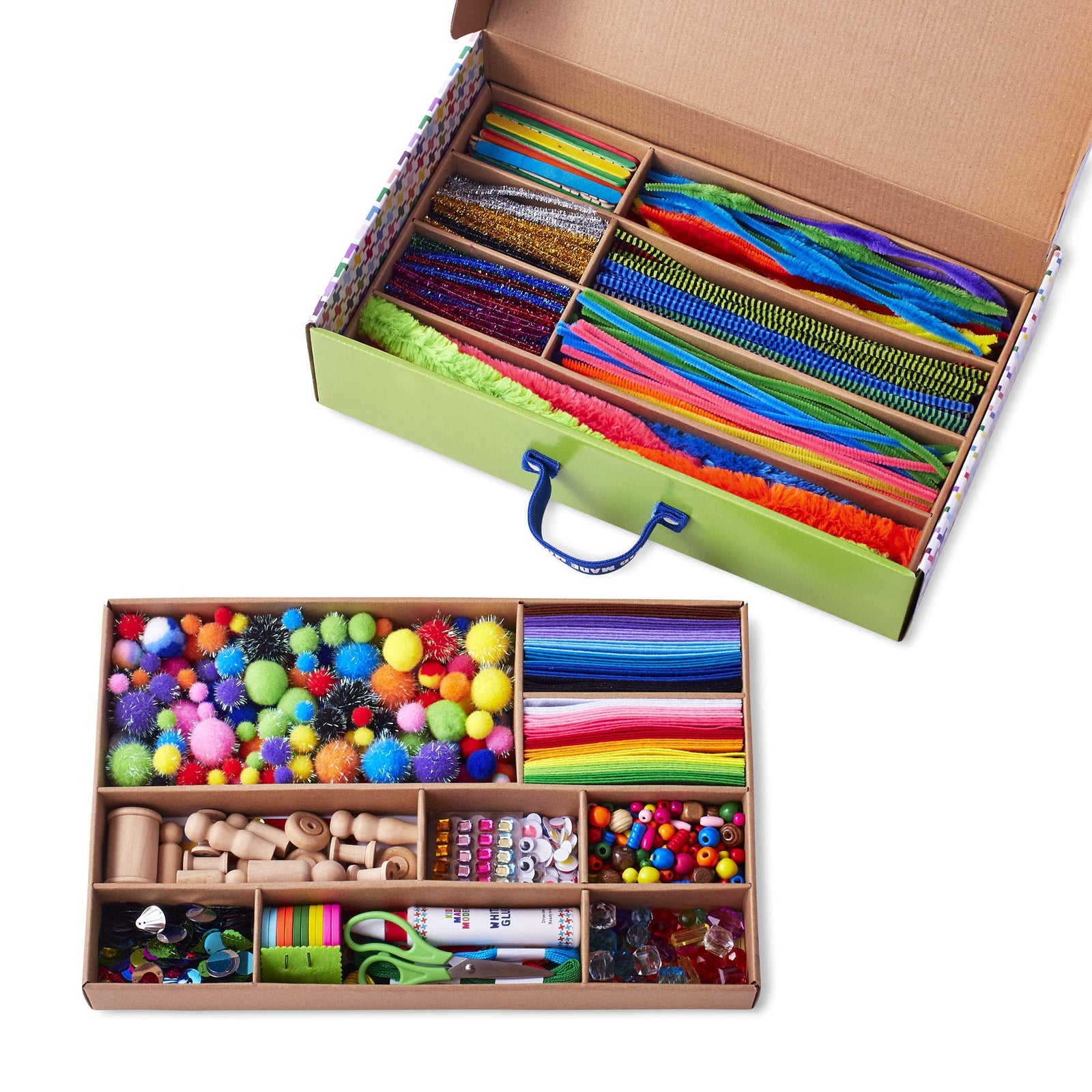 Kid Made Modern Arts and Crafts Supply Library - Coloring Arts and Crafts Kit