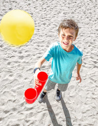 pindaloo Skill Game Toy with 2 Balls- Gifts for Kids and Adults Indoor & Outdoor Games, Ball Toys for Boys, Girls, & Teens - Gift Ideas for Teens, Fun Stuff , Develops Motor & Juggling Skills -Blue
