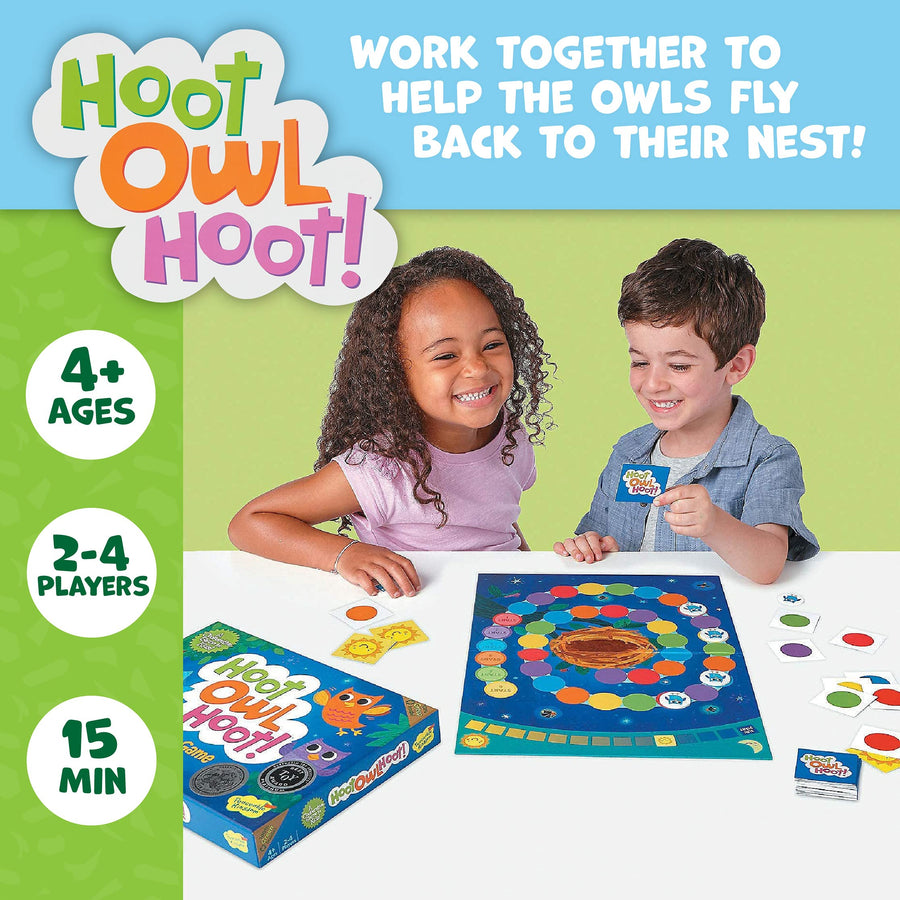Peaceable Kingdom Hoot Owl Hoot - Cooperative Matching Game For Kids