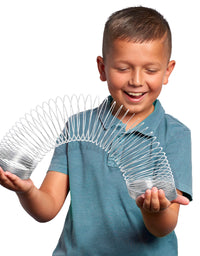 The Original Giant Slinky Walking Spring Toy, Metal Slinky, Toys for 3 Year Old Girls and Boys, Party Favors, Fidget Toys, by Just Play
