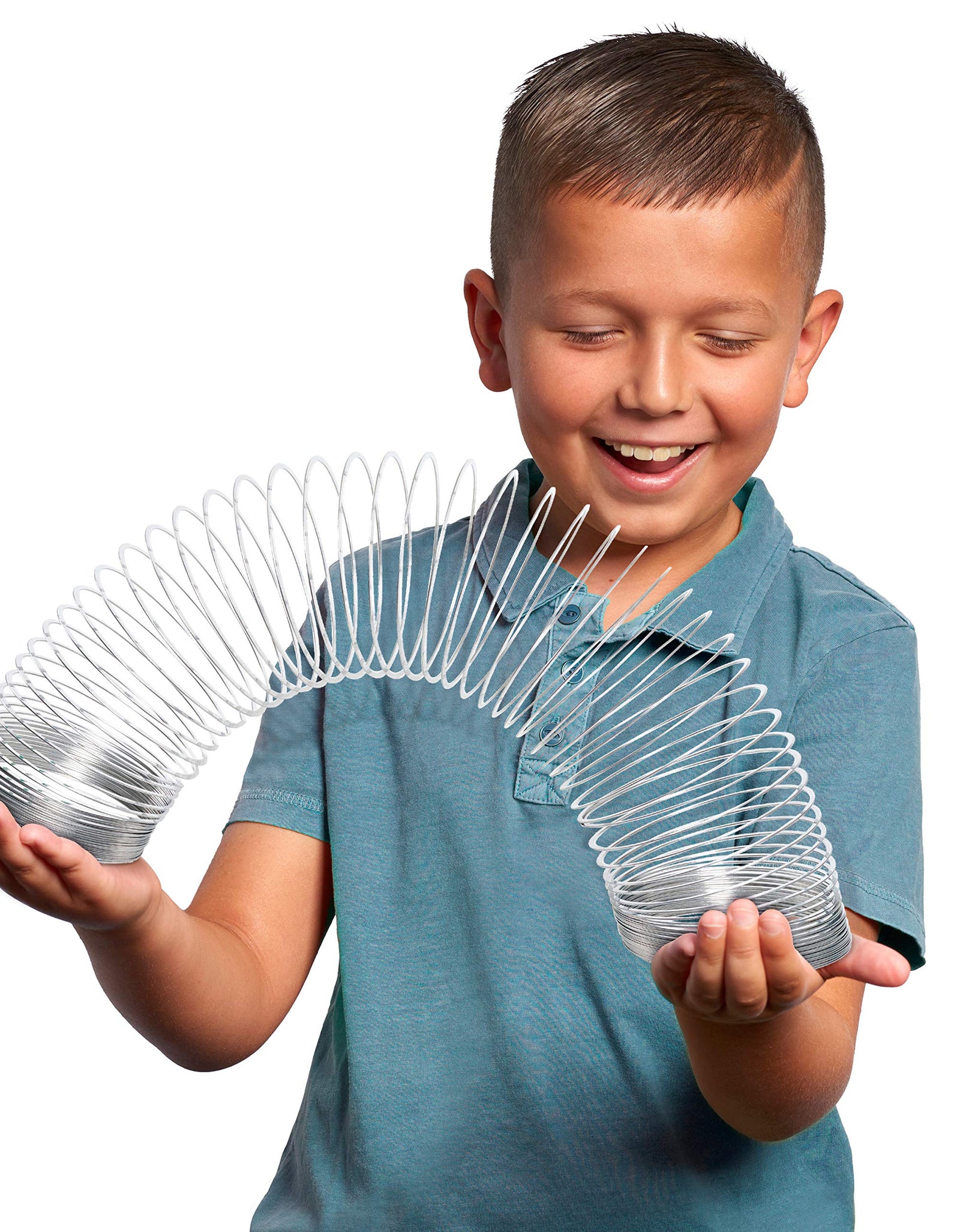 The Original Giant Slinky Walking Spring Toy, Metal Slinky, Toys for 3 Year Old Girls and Boys, Party Favors, Fidget Toys, by Just Play