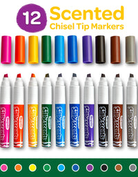 Crayola Silly Scents Scented Markers, Washable Markers, 12 Count, Gift for Kids
