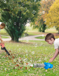ArtCreativity Bubble Leaf Blower, Bubble Solution Included, Fun Bubbles Blowing Toys for Boys and Girls, Cool Birthday Gift for Kids
