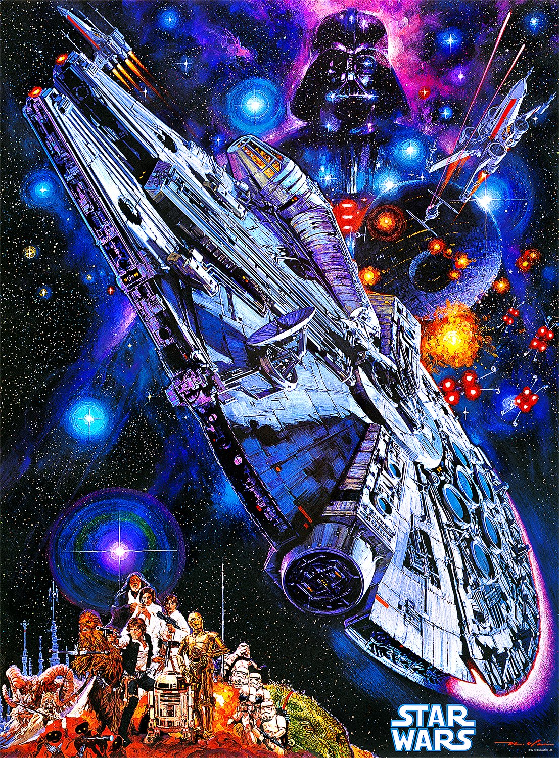 Buffalo Games Star Wars Vintage Art: You're All Clear, Kid - 1000 Piece Jigsaw Puzzle