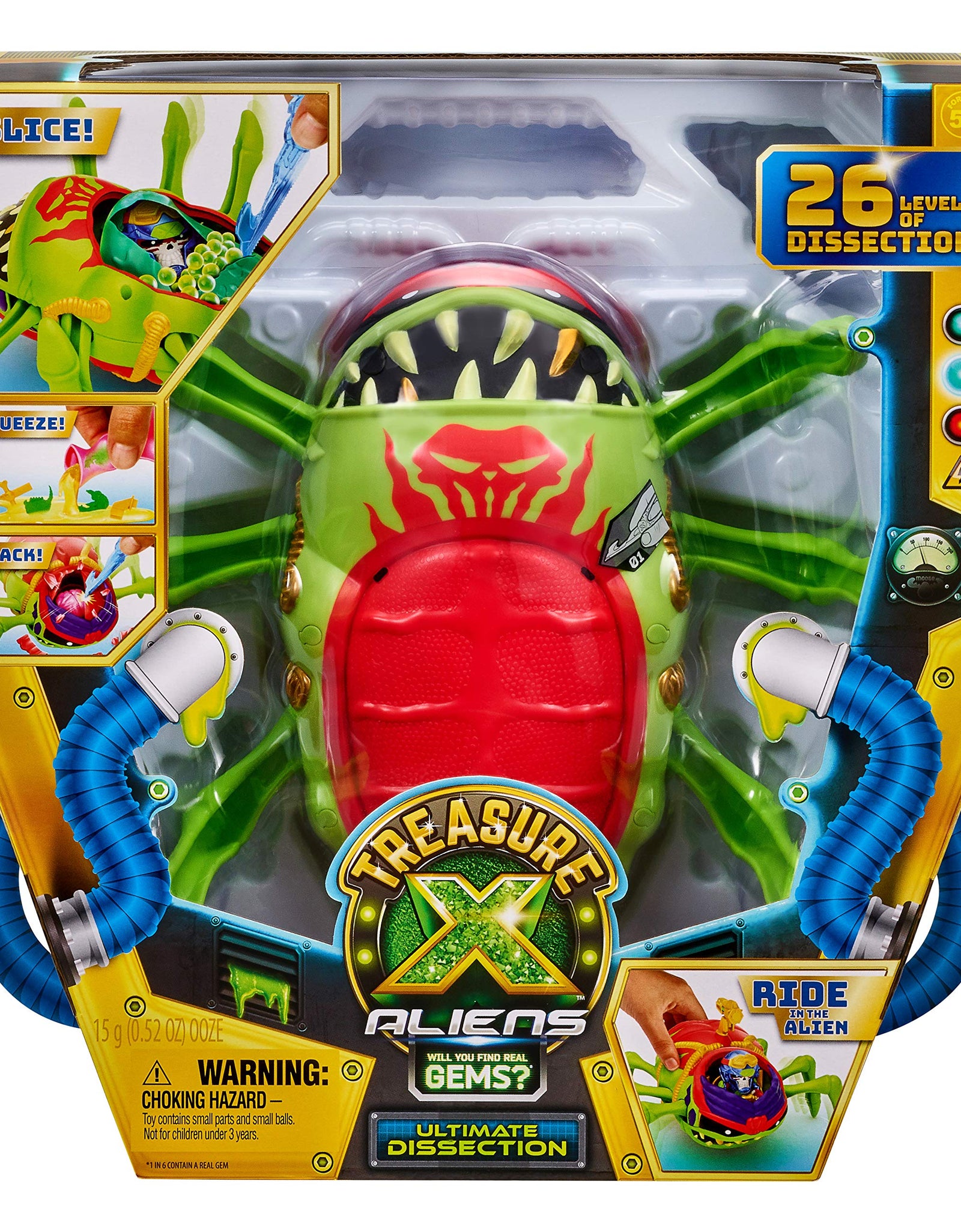 Treasure X Aliens Ultimate Dissection Kit - 26 Levels - Contains 14 Pieces for Kids, Easy Instructions | Interactive Fun for All, Treasure Hunter