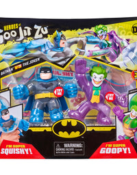 Heroes of Goo Jit Zu DC Versus Pack Batman vs Joker - Squishy, Stretchy, Gooey 2 Pack
