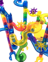 Marble Genius Marble Run Super Set - 150 Complete Pieces + Free Instruction App & Full Color Instruction Manual

