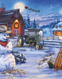 Buffalo Games - Holiday Collection - Darrell Bush - Country Christmas - 1000 Piece Jigsaw Puzzle
