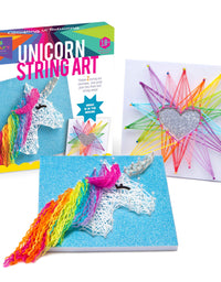Craft-tastic DIY String Art – Award-Winning Craft Kit for Kids – Everything Included for 2 Fun Arts & Crafts Projects – Unicorn Series
