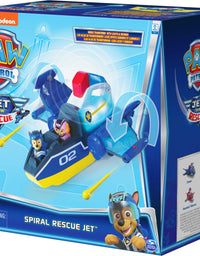 Paw Patrol, Jet to The Rescue Deluxe Transforming Spiral Rescue Jet with Lights and Sounds, Amazon Exclusive
