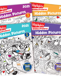 Highlights Hidden Pictures 2021 4-Book Set
