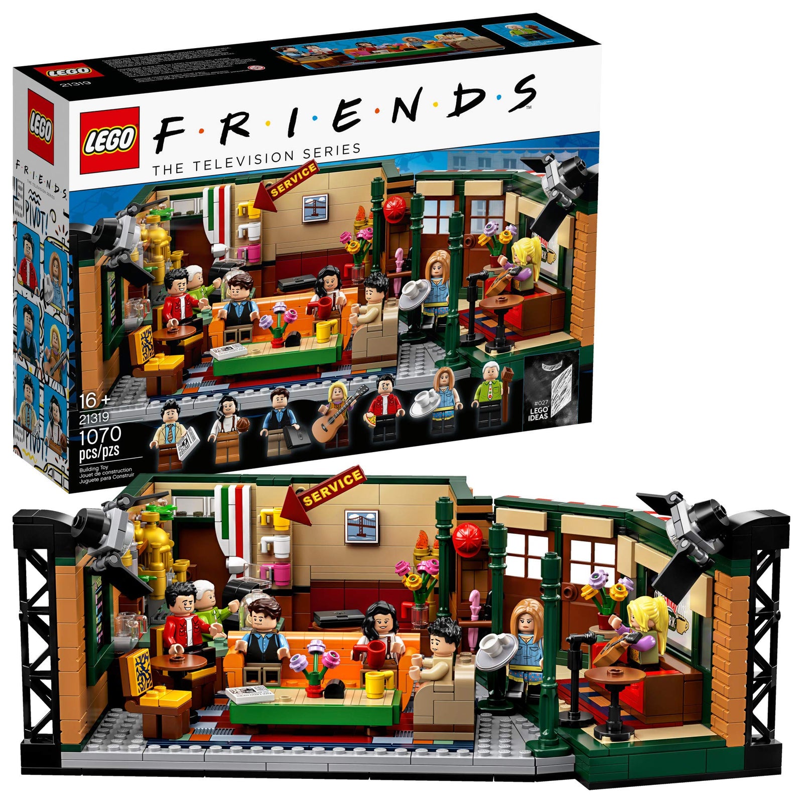 LEGO Ideas 21319 Central Perk Building Kit (1,070 Pieces)