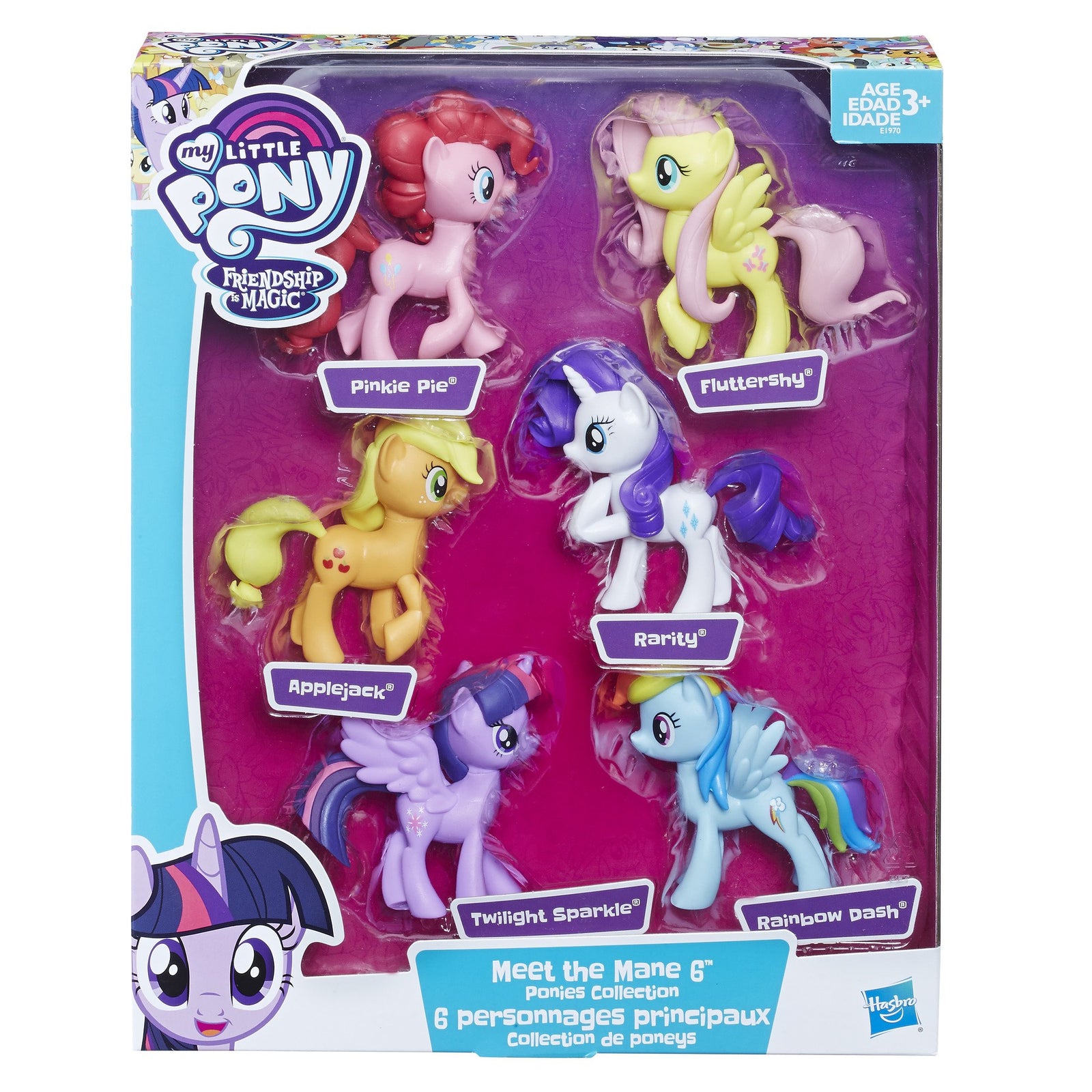 My Little Pony Toys Meet The Mane 6 Ponies Collection (Amazon Exclusive)