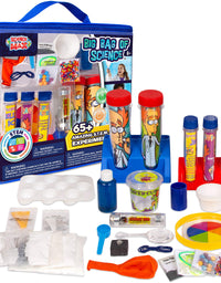 Be Amazing! Toys Big Bag of Science Works - Kids Science Experiment Kit with 65+ Amazing Experiments - Set Up Your First STEM Laboratory - Educational Chemistry Set For Boys & Girls Age 8 +
