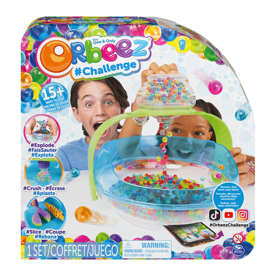 Orbeez Challenge, The One and Only, 2000 Non-Toxic Water Beads, Includes 6 Tools and Storage, Sensory Toy for Kids Aged 5 and Up