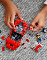LEGO Speed Champions 76895 Ferrari F8 Tributo Toy Cars for Kids, Building Kit Featuring Minifigure (275 Pieces)
