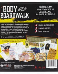 Hunt A Killer Body On The Boardwalk, Immersive Murder Mystery Game -Take on The Unsolved Case for Independent Challenge, Date Night, or with Family & Friends as Detectives for Game Night, Age 14+
