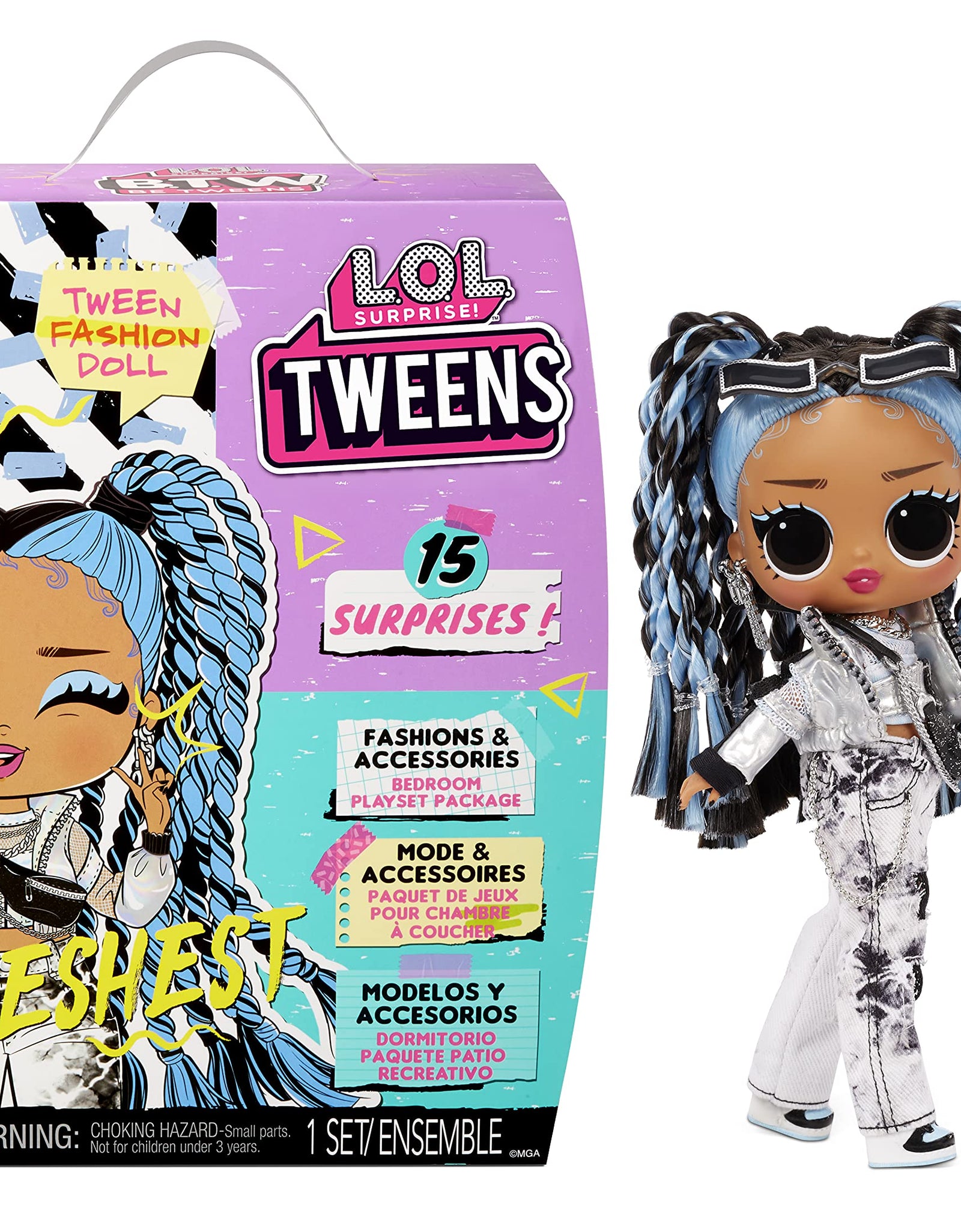 LOL Surprise Tweens Fashion Doll Freshest with 15 Surprises Including Outfit and Accessories for Fashion Toy Girls Ages 3 and Up