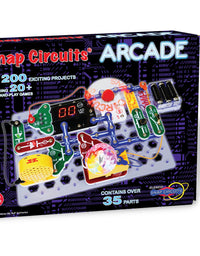 Snap Circuits “Arcade”, Electronics Exploration Kit, Stem Activities for Ages 8+, Multicolor (SCA-200)
