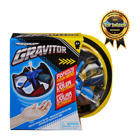 Air Hogs Gravitor with Trick Stick, USB Rechargeable Flying Toys, Drones for Kids 4 and up