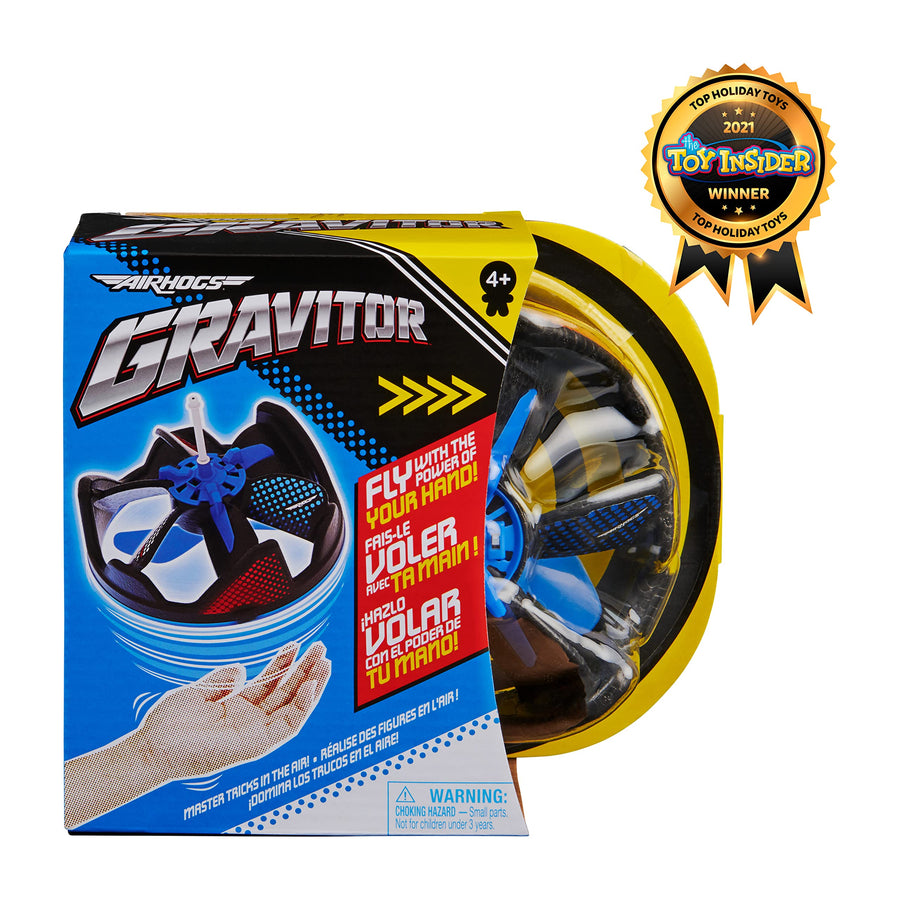 Air Hogs Gravitor with Trick Stick, USB Rechargeable Flying Toys, Drones for Kids 4 and up