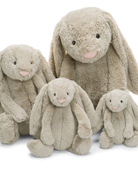 Jellycat Bashful Beige Bunny Stuffed Animal, Medium, 12 inches
