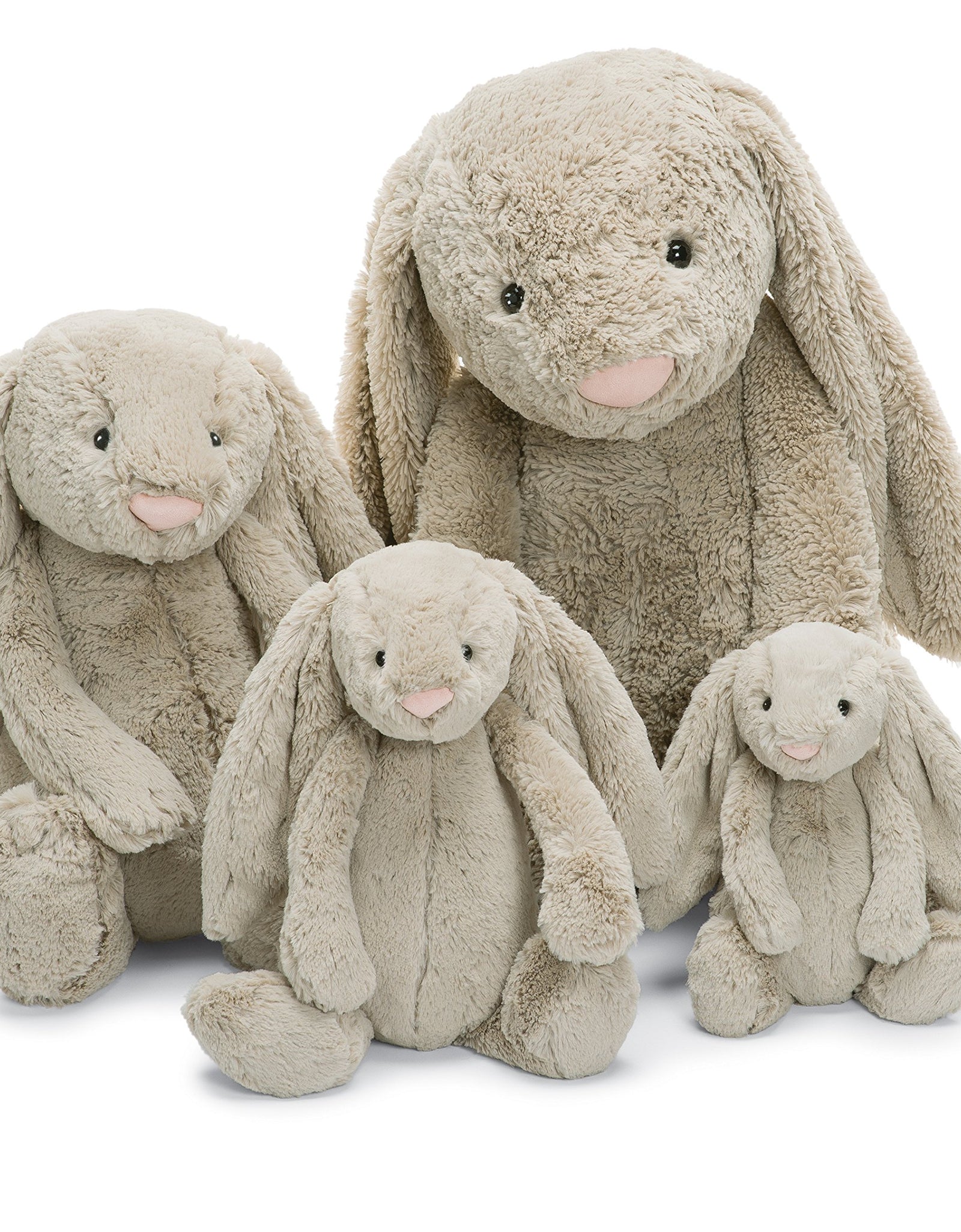 Jellycat Bashful Beige Bunny Stuffed Animal, Medium, 12 inches