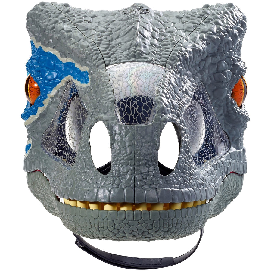 JURASSIC WORLD CHOMP 'N ROAR MASK Velociraptor "Blue"