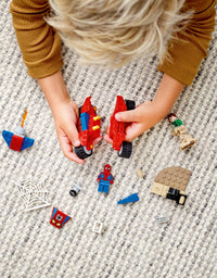 LEGO Marvel Spider-Man: Spider-Man and Sandman Showdown 76172 Collectible Construction Toy, New 2021 (45 Pieces)
