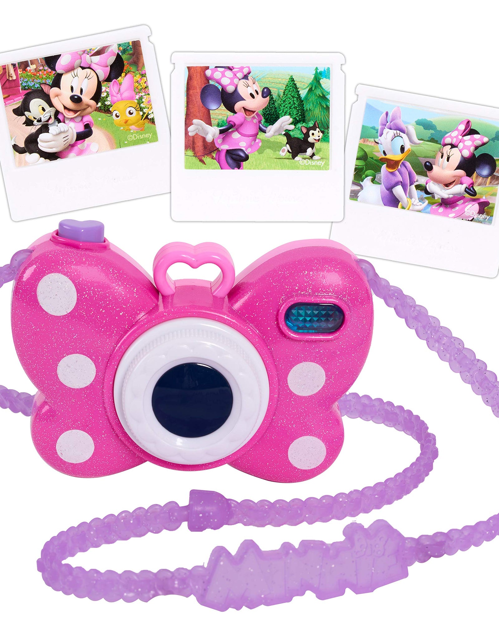 Minnie Bow-Tique Why Hello Cell Phone with Lights and Realistic Sounds for Kids, Features Minnie Mouse Phrases, by Just Play