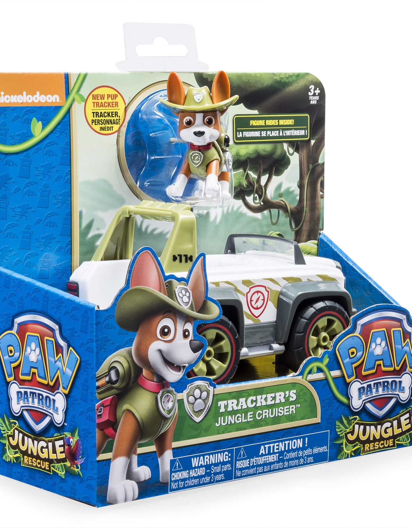 Paw Patrol, Jungle Rescue, Tracker’s Jungle Cruiser, Vehicle & Figure