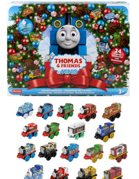 Fisher-Price Thomas & Friends MINIS Advent Calendar 24 miniature push-along toy trains
