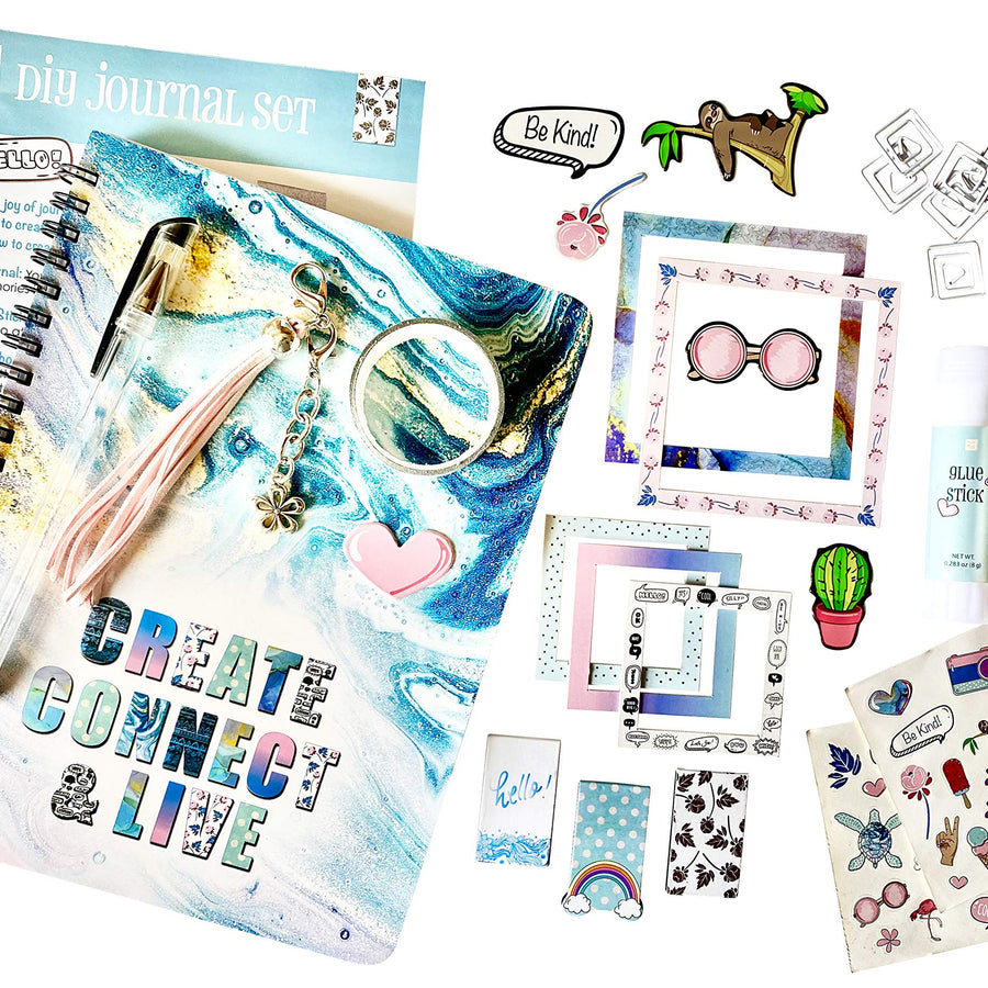 Hapinest DIY Journal Set for Girls Gifts Ages 8 9 10 11 12 13 Years Old and Up