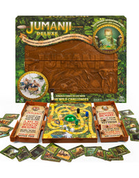 Jumanji Deluxe Game, Immersive Electronic Version of The Classic Adventure Movie Board Game, with Lights and Sounds, for Kids & Adults Ages 8 and up
