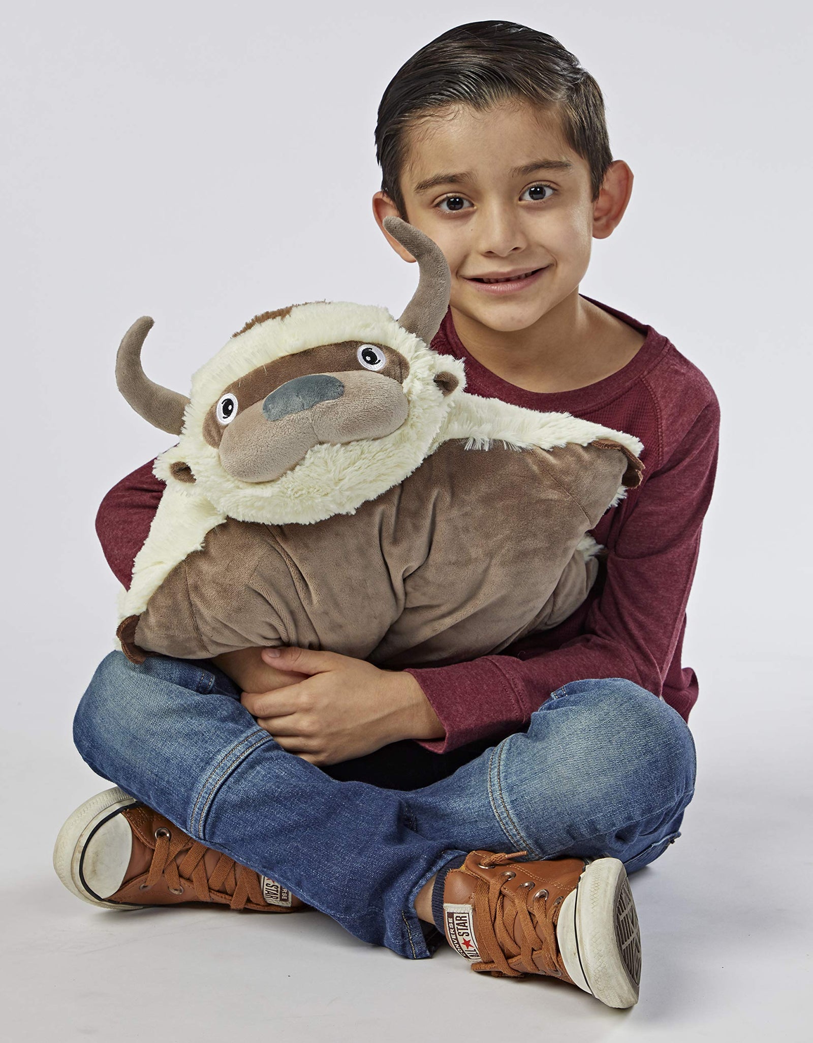 Pillow Pets 16” Appa Stuffed Animal, Nickelodeon Avatar The Last Airbender Plush Toy, White