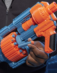 NERF Elite 2.0 Shockwave RD-15 Blaster, 30 Darts, 15-Dart Rotating Drum, Pump-Action Slam Fire, Built-in Customizing Capabilities
