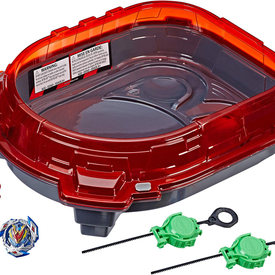 Beyblade Burst Turbo Slingshock Rail Rush Battle Set -- Complete Set with Beyblade Burst Beystadium, Battling Tops, and Launchers (Amazon Exclusive)