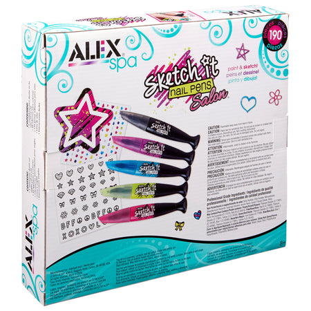 ALEX Toys Sketch It Nail Pens Salon Girls Fashion Activity