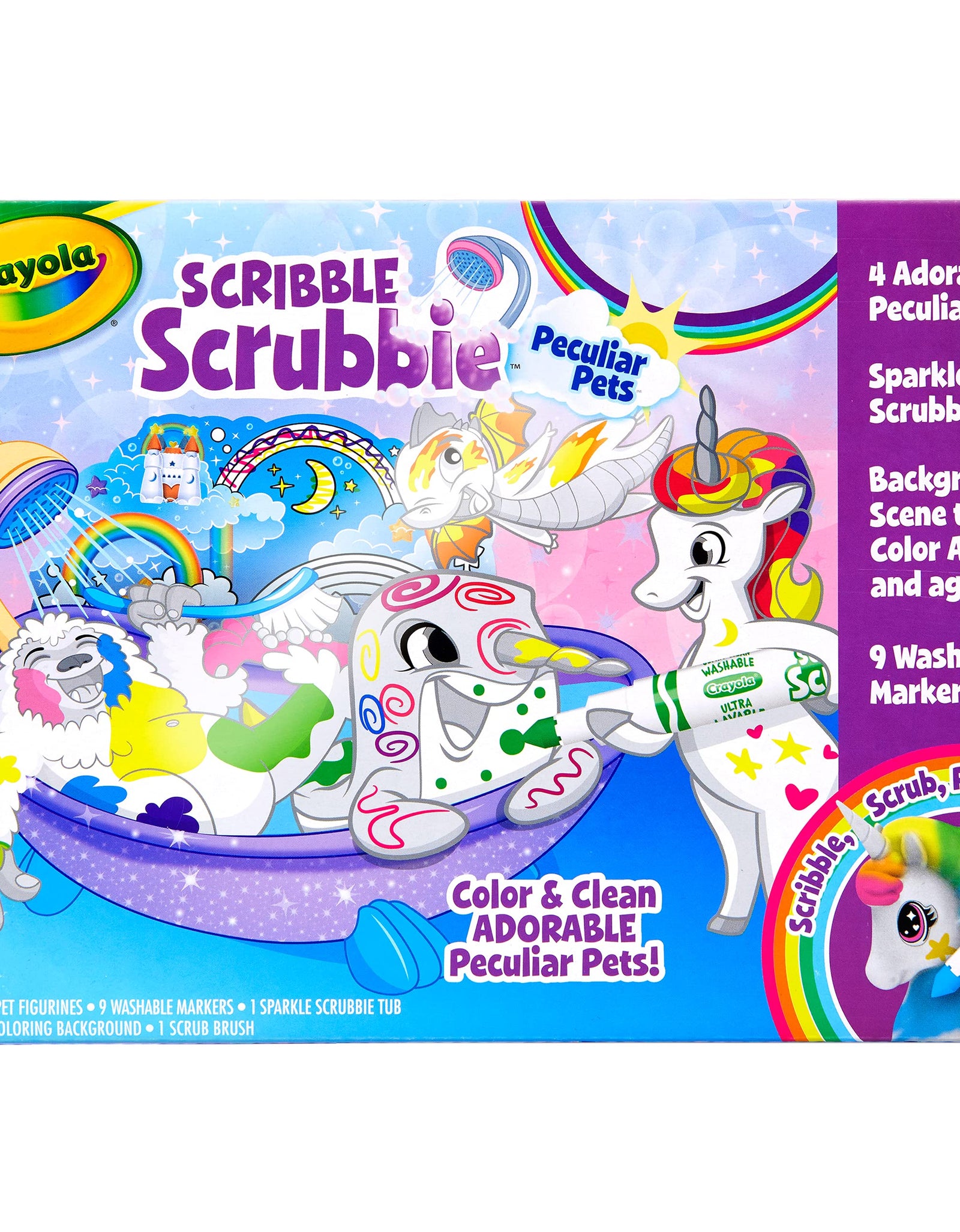 Crayola Scribble Scrubbie, Peculiar Pets, Gifts for Girls & Boys, Kids Toys, Ages 3, 4, 5, 6