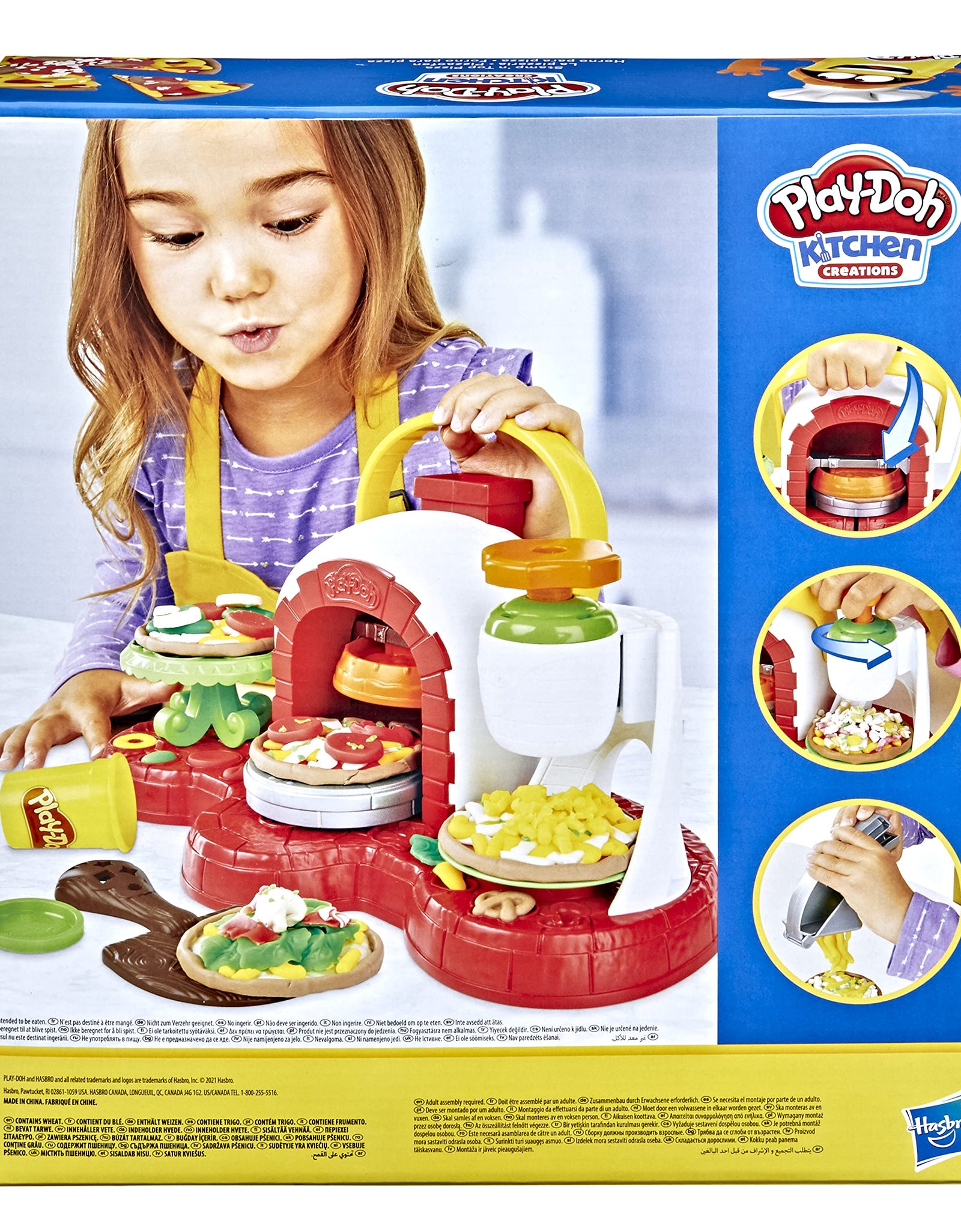 Play-Doh Stamp 'N Top Pizza Oven Toy with 5 Non-Toxic Colors