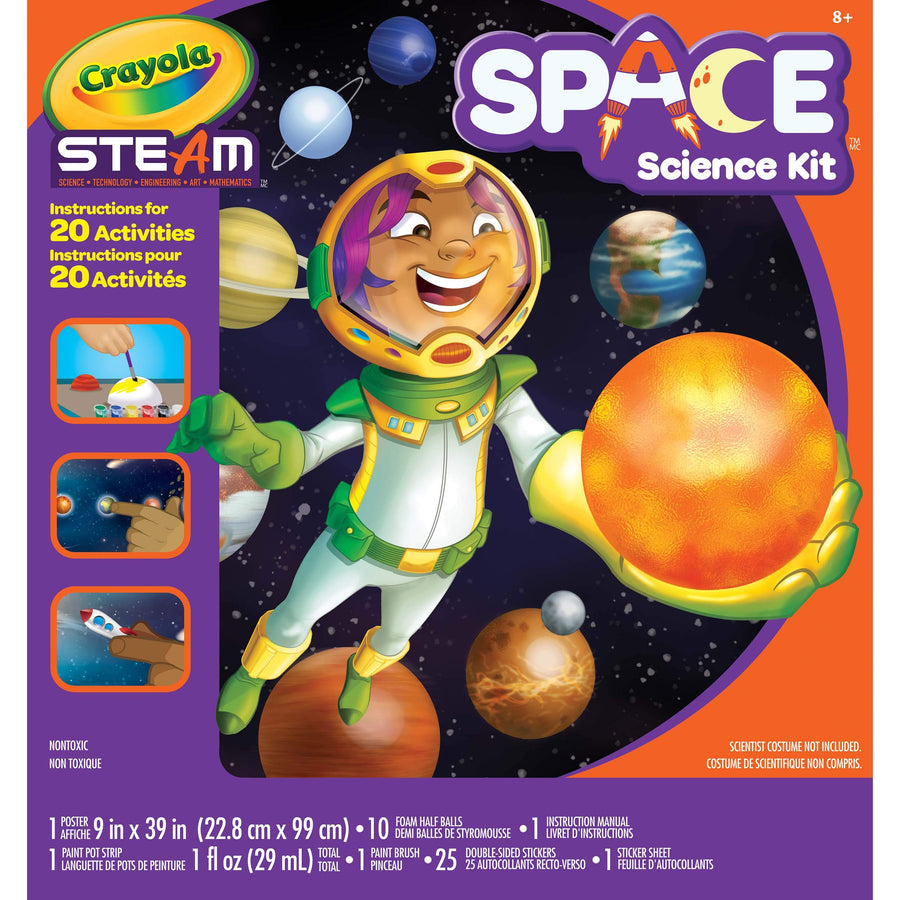 Crayola Solar System Science Kit, Educational Toy, Gift for Kids, Ages 8, 9, 10, 11
