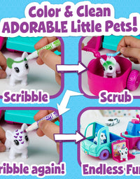 Crayola Scribble Scrubbie Pets Grooming Truck, Toys, Gift for Girls & Boys, Age 3, 4, 5, 6
