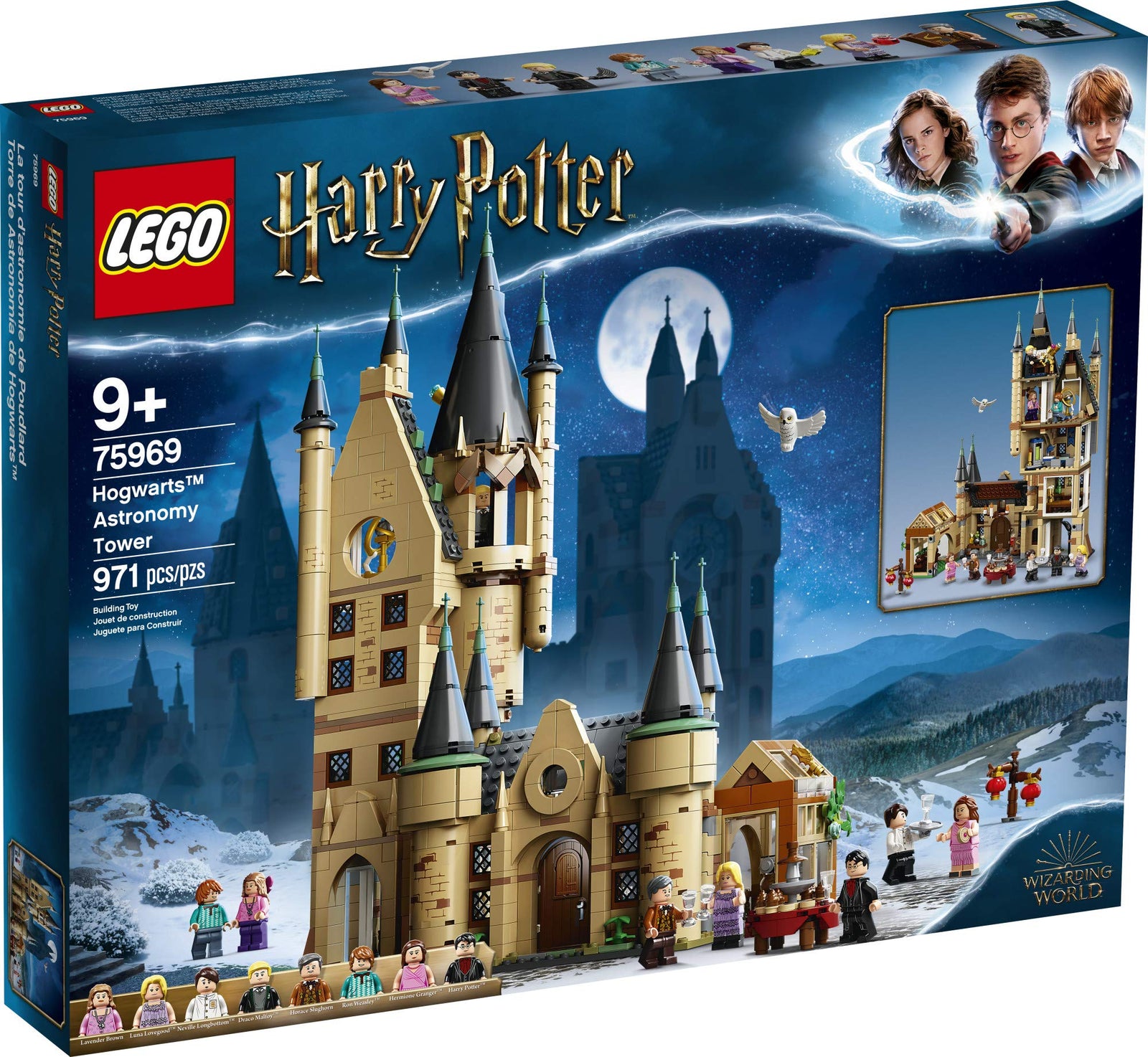 LEGO Harry Potter Hogwarts Astronomy Tower 75969; Great Gift for Kids Who Love Castles, Magical Action Minifigures and Harry Potter and The Half Blood Prince Toys (971 Pieces)